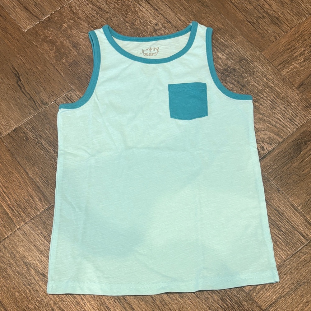 Jumping Beans Light Blue Tank Top with Pocket